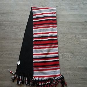 soft reversible fleece scarf